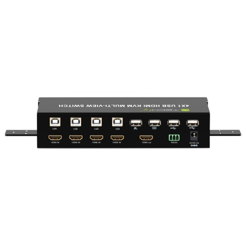 Przełącznik Kvm Hdmi/usb 4x1 Multiviewer 4w1 Fullhd 1080p